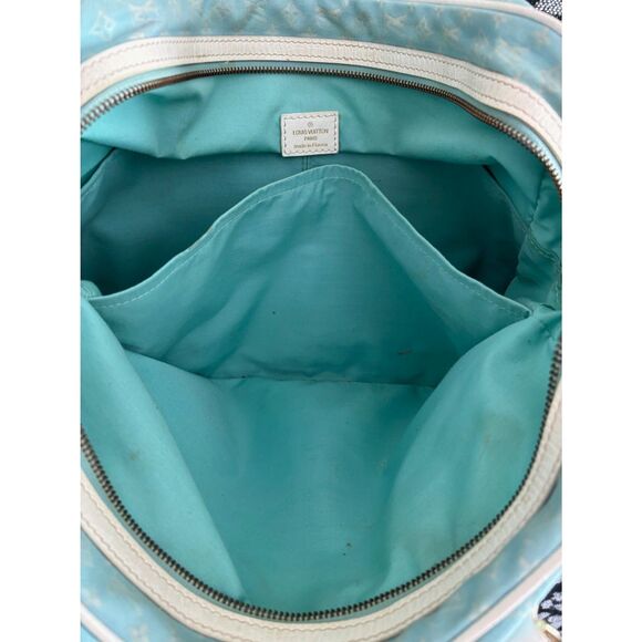 LV Monogram Mini Lin Sac Arange Diaper Bag Authentic Vintage - Picture 5 of 5